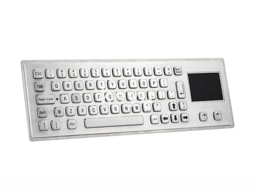 stainless steel industrial keyboard,metal keyboard with touchpad