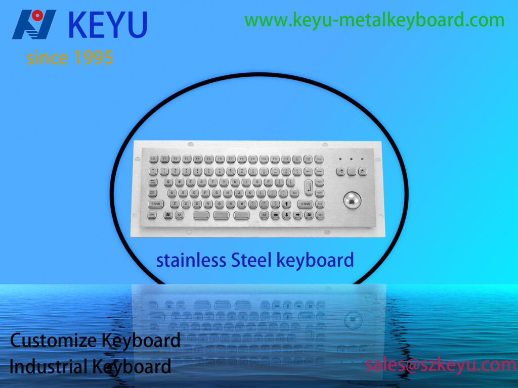 Stainless steel keyboard